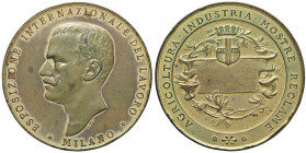 MEDAGLIE - SAVOIA - Vittorio Emanuele III (1900-1943) - Medaglia Milano, esposizione internazionale del lavoro MD Ø 50
BB+