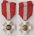 MEDAGLIE - SAVOIA - Vittorio Emanuele III (1900-1943) - Croce Ordine della corona d'Italia Cartone 46 MD Ø 35Da cavaliere
Da cavaliere - 
BB+