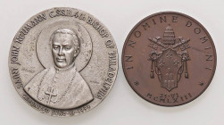MEDAGLIE - PAPALI - Paolo VI (1963-1978) - Medaglia 1977 - Beatificazione del cardinale John Neumann MB Ø 50 Assieme a medaglia annuale A. I in AE - L...
