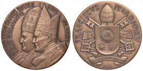 MEDAGLIE - PAPALI - Francesco (2013) - Medaglia 2014 - Canonizzazione di Giovanni XXIII e Giovanni Paolo II AE Opus: Longo Ø 35 In confezione
In conf...