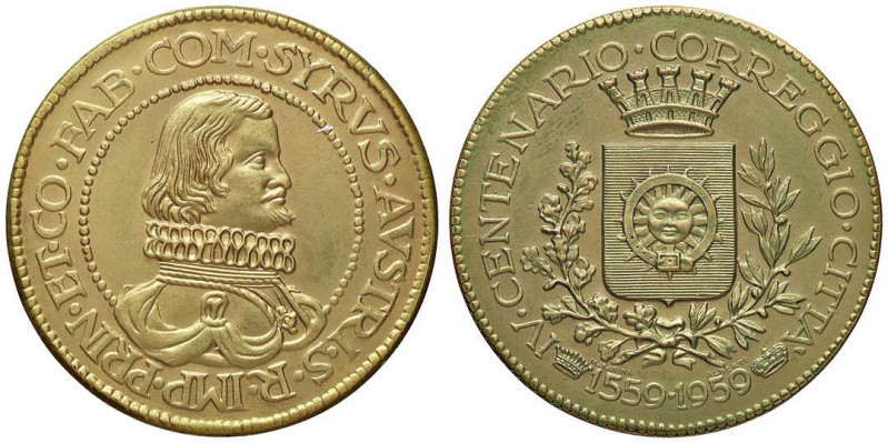 MEDAGLIE - CITTA' - Correggio - Medaglia 1959 - IV centenario MD Ø 43
FDC