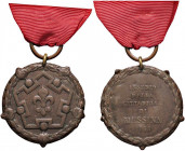 MEDAGLIE - CITTA' - Messina - Medaglia 1848 - Per l’assedio della cittadella di Messina Ricciardi 185; D’Auria 214 bis RRR AE Ø 35 Due metà incollate...