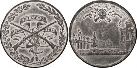 MEDAGLIE - CITTA' - Milano - Medaglia 1864 - Tiro a segno Nazionale ZI Ø 52 Colpetti
Colpetti
qSPL