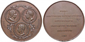MEDAGLIE - CITTA' - Roma - Medaglia 1840 - In onore di Pietro Metastasio, Enrico Quirino Visconti e Bartolomeo Pinelli. AE Ø 50 Colpetti
Colpetti
BB...