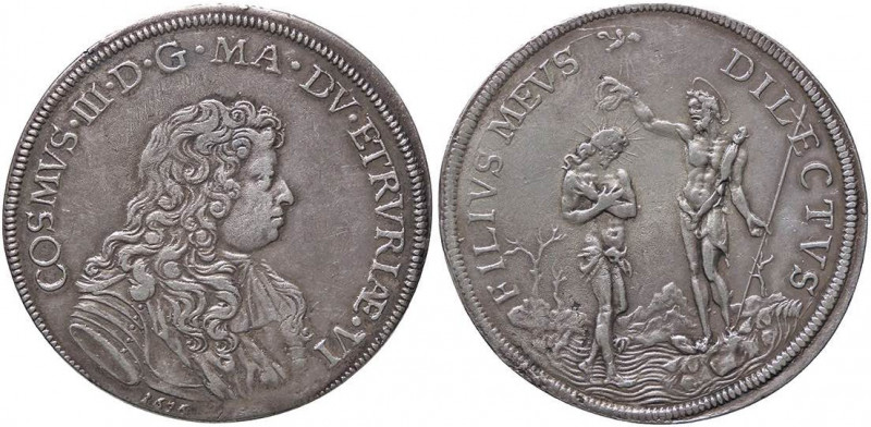 MEDAGLIE - PERSONAGGI - Cosimo III (1670-1723) - Medaglia 1676 (AG g. 23,43)
BB...