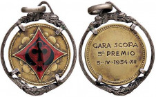MEDAGLIE - FASCISTE - Medaglia 1937 A. XII - Gara di scopa AG dorato Ø 23
SPL