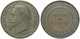 MEDAGLIE ESTERE - FRANCIA - Napoleone III (1852-1870) - Medaglia 1867 - Parigi, esposizione universale AE Ø 52 Colpetti
Colpetti
BB