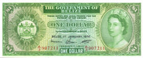 CARTAMONETA ESTERA - BELIZE - Elisabetta II (1952) - Dollaro 01/01/1976 Pick 33
qFDS