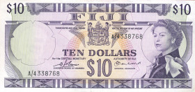 CARTAMONETA ESTERA - FIJI - Elisabetta II (1952) - 10 Dollari
qSPL