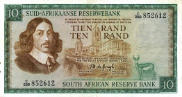 CARTAMONETA ESTERA - SUD AFRICA - Repubblica (1960) - 10 Rand (1966-76) Kr. 114 Valore in afrikans e inglese
Valore in afrikans e inglese - 
BB+