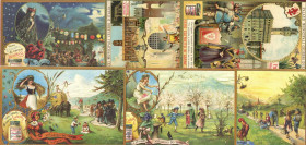 VARIE - Figurine Lotto di 26 carte diverse della pubblicità Liebig
Ottimo