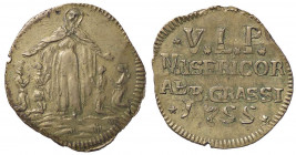 VARIE - Tessere e sigilli Abbiategrasso - 1755, tessera di misericordia, gr. 5,81
BB+