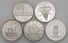 LOTTI - Estere CANADA - Lotto di 5 monete
SPL÷FDC