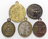 LOTTI - Medaglie RELIGIOSE - Lotto di 5 medaglie
qBB÷qSPL