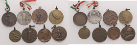 LOTTI - Medaglie SPORTIVE - Lotto di 8 medaglie
BB÷SPL
