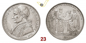 BOLOGNA GREGORIO XVI (1831-1846) Scudo 1831 Ag g 26,57 • Lievissimo colpetto; fondi speculari q.FDC/SPL