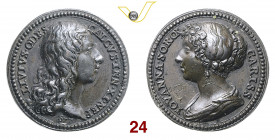 BRACCIANO LIVIO ODESCALCHI (1652-1713) Medaglia 1677 Opus Hamerani Miselli 102 Ae g 11,6 mm 26 q.SPL