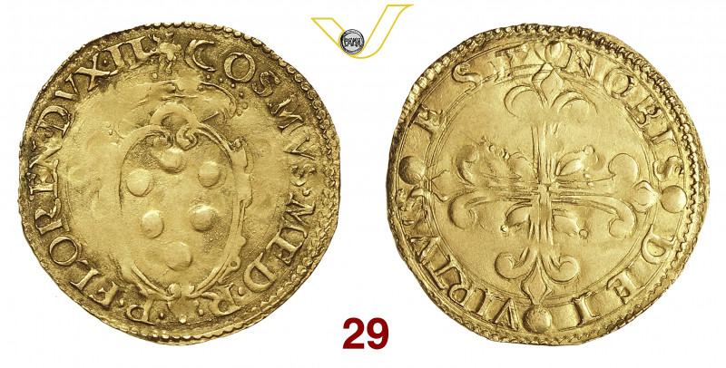 FIRENZE COSIMO I DE' MEDICI (1536-1555) Scudo d'oro del sole, III serie s.d. D/ ...