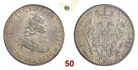 FIRENZE FRANCESCO II DI LORENA (1737-1765) Francescone da 10 Paoli 1747 MIR 360 Ag g 27,50 • Bel metallo lucente; lievi screpolature del tondello BB+...