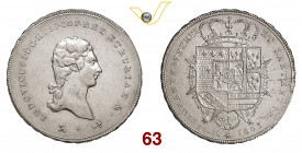 FIRENZE LUDOVICO I (1801-1803) Francescone da 10 Paoli 1803 MIR 415/6 Pagani 6 Ag g 27,33 • Leggeri hairlines SPL/FDC