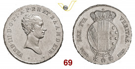 FIRENZE FERDINANDO III DI LORENA (1814-1824) Mezzo Francescone da 5 Paoli 1820 MIR 437 Ag g 13,63 • Segni di riporto al marco al D/ SPL÷FDC