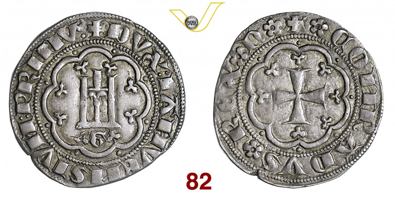 GENOVA SIMON BOCCANEGRA, Doge I (1339-1344) Grosso, sigla G MIR 46 Ag g 3,01 • B...
