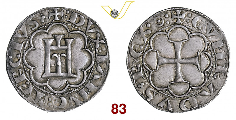GENOVA GIOVANNI VALENTE, Doge III (1350-1353) Grosso s.d. CNI 1/17 MIR 37 Ag g 3...