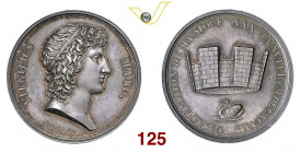 MANTOVA NAPOLEONE, Primo Console (1796-1804) Medaglia per la capitolazione di Mantova 1797 Julius 532 Turricchia 55 Ag g 22,19 mm 35 • Bella patina, m...