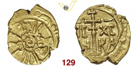 MESSINA o PALERMO RUGGERO II (1130-1154) Tarì s.d. MIR 431 Sp. 69 Au g 1,42 q.SPL