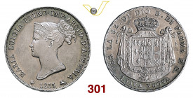 PARMA MARIA LUIGIA (1814-1847) Lira 1815 Milano Pagani 9 Ag g 5,00 • Patinata; di alta conservazione SPL/FDC