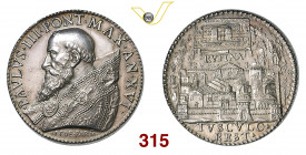 ROMA PAOLO III (1534-1549) Medaglia per la fortificazione e l'abbellimento della città di Frascati A. XVI Opus Gianfederico Bonzagni e Luigi Gennari M...