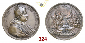 ROMA INNOCENZO XIII (1721-1724) Medaglia "auspici per il riassetto della situazione politico-religiosa" 1721 Miselli 160 Ae g 41,2 mm 49 SPL+