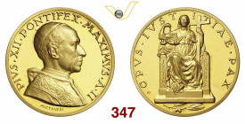 ROMA PIO XII (1929-1938) Medaglia "esortazione alla pace" (1940) II Ba. E940 Au g 59,8 mm 44 • Solo 32 esemplari coniati FDC/proof