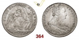 VENEZIA PAOLO RENIER (1779-1789) Tallero 1787 Pagani 35 Ag g 28,56 • Di notevole conservazione per il tipo di moneta m.SPL