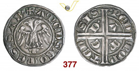 AMEDEO V (1285-1383) Grosso di Piemonte MIR 45a CNI 21 Ag g 2,32 • Bella patina di monetiere SPL
