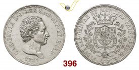 CARLO FELICE (1821-1831) 5 Lire 1821 Torino Pagani 63 Ag g 24,98 q.SPL
