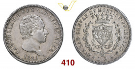 CARLO FELICE (1821-1831) 2 Lire 1830 Genova Pagani 91 Ag g 9,99 BB÷SPL