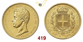 CARLO ALBERTO (1831-1849) 100 Lire 1834 Torino Pagani 150 MIR 1043l Au g 32,23 BB+