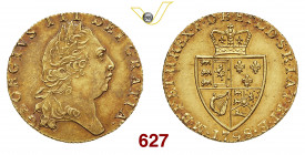 GRAN BRETAGNA GIORGIO III (1760-1820) Guinea 1798 Fb. 356 Au g 8,36 • Bella patina rossastra SPL