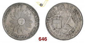 PERU' 8 Reales 1838 Cuzco Kr. 170.4 Ag g 26,43 • Gradevole patina; di buona qualità per il tipo di moneta. Ex Varesi, asta 63 del 2013, lotto 984 BB÷S...