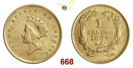 U.S.A. 1 Dollaro 1862 Philadelphia Fb. 89 Kr. 83 Au g 1,65 BB+