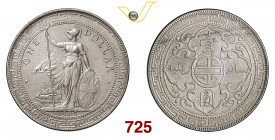 HONG KONG Trade Dollar 1902 Bombay Kr. T5 Dav. 407 Ag g 27,02 SPL