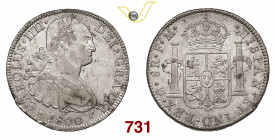 MESSICO CARLO IV (1788-1808) 8 Reales 1800 Mexico City Calicò 695 CC 13917 Ag g 26,95 BB÷SPL