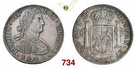 MESSICO FERDINANDO VII (1808-1833) 8 Reales 1809 Mexico City Calicò 539 CC 14351 Ag g 27,01 q.SPL