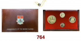 @ BAHAMAS Serie di 4 valori in astuccio (10, 20, 50 e 100 Dollari) 1971 Fb. 5, 7, 9, 11 • Peso complessivo: 72 grammi FDC/proof