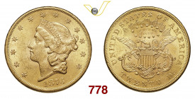 @ U.S.A. 20 Dollari 1876 San Francisco Au g 33,48