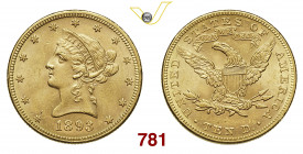 @ U.S.A. 10 Dollari 1893 Philadelphia Au g 16,74