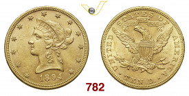 @ U.S.A. 10 Dollari 1894 Philadelphia Au g 16,76