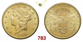 @ U.S.A. 20 Dollari 1900 San Francisco Au g 33,49