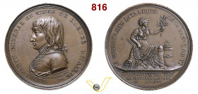 1797 - All'Italico - Buonap. C.te Armata d'Italia (var. scritte: errori D. + esergo R.) Henn. 817 (var) Opus Chavanne mm 44 Æ FDC